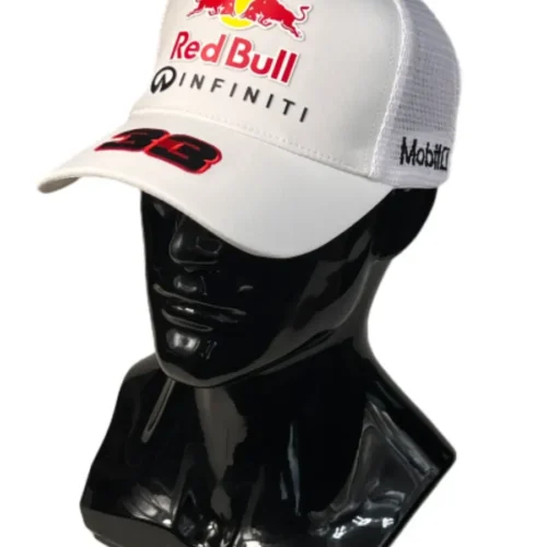 Бейсболка спортивная Red Bull сетка — фото 1 Бейсболка спортивная Red Bull сетка
