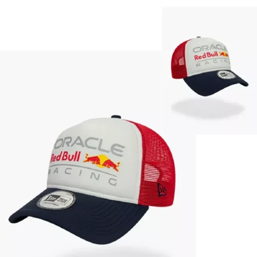 Бейсболка спортивная Red Bull сетка — фото 1 Бейсболка спортивная Red Bull сетка