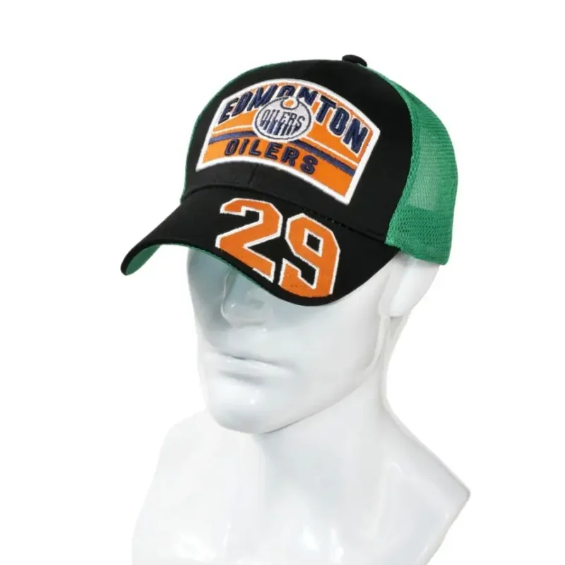 Бейсболка сетка Edmonton Oilers NHL — фото 1 Бейсболка сетка Edmonton Oilers NHL