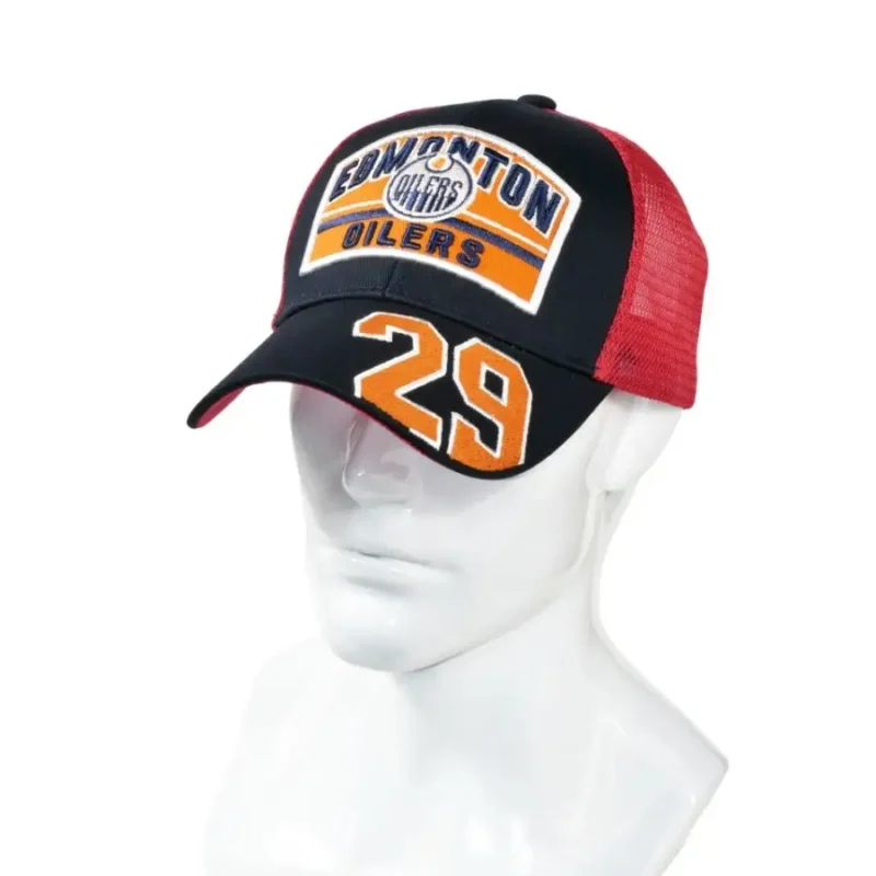 Бейсболка сетка Edmonton Oilers NHL — фото 1 Бейсболка сетка Edmonton Oilers NHL