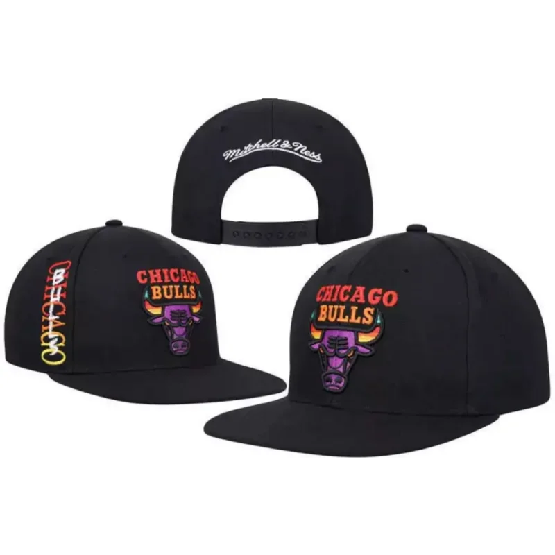 Бейсболка с прямым козырьком Chicago Bulls ( Чикаго Буллз) — фото 1 Бейсболка с прямым козырьком Chicago Bulls ( Чикаго Буллз)