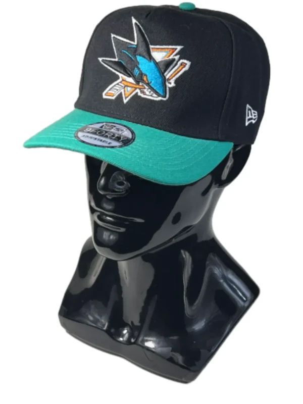 Бейсболка SAN JOSE SHARKS NHL — фото 1 Бейсболка SAN JOSE SHARKS NHL